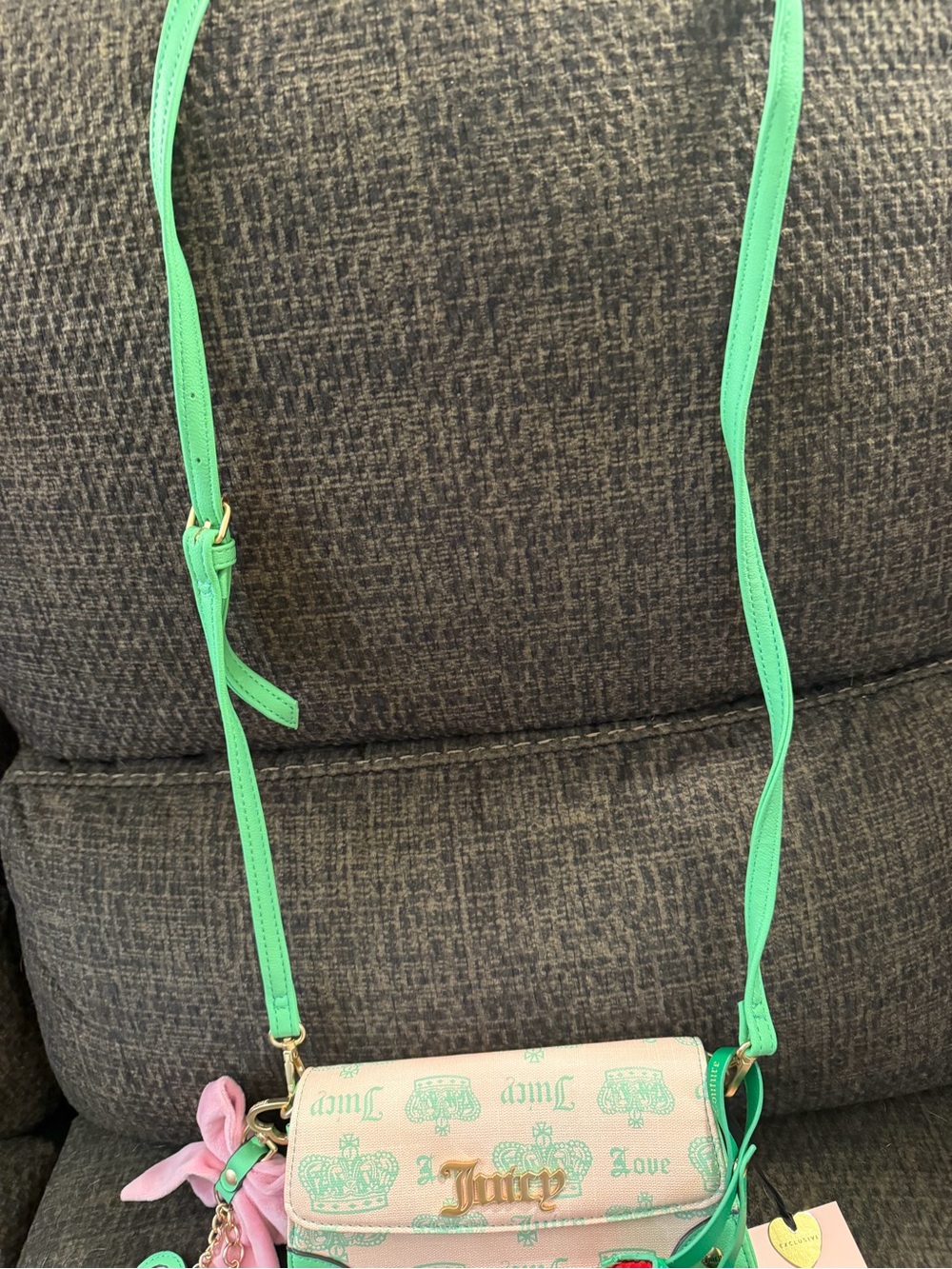 Juicy Couture EXCLUSIVE Crossbody Bag Adjustable - Picture 5 of 10
